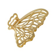 Vlásenka s motýľovou zlatou kovovou prackou