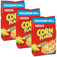 Corn Flakes Kukuričné ​​raňajkové vločky 3x600g