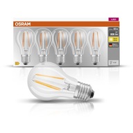 OSRAM 5x LED FILAMENT E27 žiarovka 7W 806lm 2700K