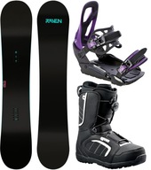 Snowboardový set RAVEN Pure Mint 147cm