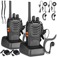 2X WALKIE TALKIE BAOFENG BF888S PMR WALKWAY