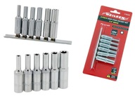 DLHÉ TORX ZÁSUVKOVÉ KĽÚČE E4-E10 1/4 NEILSEN TORXE KĽÚČE SADA