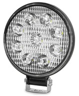 LED PRACOVNÁ LAMPA 10-30V 27W okrúhla DO AUTO