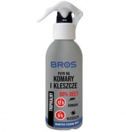 BROS KOMÁR A PRÍBUZNÝ KLIEŠŤ 50% DEET 130ml.