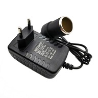 AC adaptér napájací adaptér 220V na 12V autozapaľovač cigariet