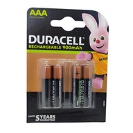 Nabíjacie batérie AAA tyčinky R3 900MAH blister 4 kusy Duracell