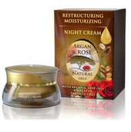 Argan Rose Natural Oils nočný krém na tvár 40 ml