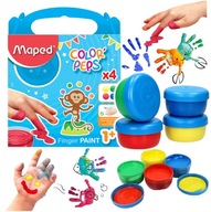 First Finger Paints pre deti 4 farby x 80ml 1+ Maped