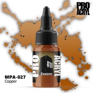 MONUMENT HOBBIES MPA-027 Pro Acrylic: Meď (22 ml) [METALIC]