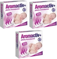 3x AROMACTIV+ AROMATICKÁ NÁPLAŠKA PRE DETI 8H 5 KS