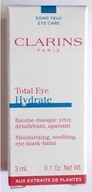 Clarins Total Eye Hydrate maska ​​balzam na oči 3 ml