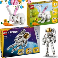 LEGO CREATOR 3V1 31152 ASTRONAUT + LEGO 31133 VIANOČNÝ DARČEK BIELY KRÁLIK