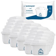 24x filter Wessper aquamax 95g pre filtračné kanvice - filter na 200l vody