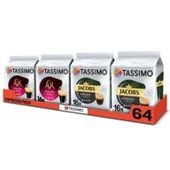 Kapsuly Tassimo Jacobs EspressoPack, 64 kusov