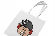 Roblox Face Bag biela