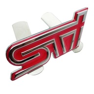 BADGE Logo Emblém v 3D kovovom grile SUBARU STI