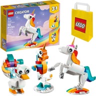 LEGO Creator Magický jednorožec Páv morský koník 31140 Lego kocky + taška