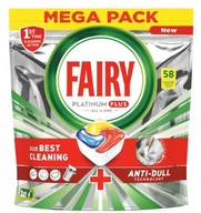 Fairy Platinum Plus All In 1 Lemon Capsules 58 ks