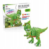 PENOVÉ BLOKY TYRANNOSAUR DINOSAUR PUZZLE 104 EL