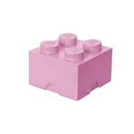 LEGO KONTAJNER 25CM BLOCK4 BOX SVETLO RUŽOVÁ