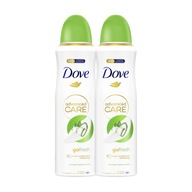 SADA 2X DOVE ADVANCED UHORKA A ZELENÝ ČAJ ANTIPERSPIRANT 200ml