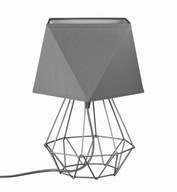 Nočná lampa Diamond LOFT GREY, šedé tienidlo