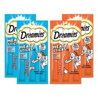 Dreamies Meaty Sticks kuracie 2x30g + losos 2x30g