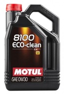 Motul 8100 ECO-clean oil 0W30 5L 102889