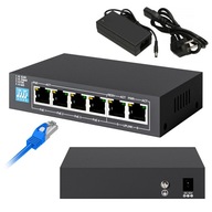 Switch PoE / PoE+ 4 PORT Gigabit 2x Uplink Krios