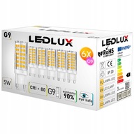 6X G9 SMD 5W 50W 3 FARBY SVETLA LED Žiarovka