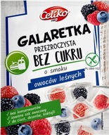 Celiko Fruits of the Forest bezfarebné želé bez cukru