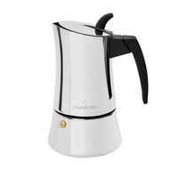 STARKE PRO ROBUSTA STEEL KÁVOVAR 300 ML 6 ESPRESSO ŠÁLKY INDUKČNÉ