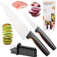 Sada 2 ks nožov FISKARS brúska KUCHYNSKÉ KNIVES