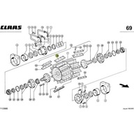 Nôž CLAAS JAGUAR 840/60/80 PRAVÁ TRÁVA 0009846710