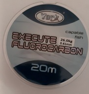 York FLUOROCARBON EXECUTE 0,41 mm / 26 kg / 20 m