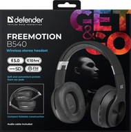 ČIERNE SLÚCHADLÁ BLUETOOTH FREEMOTION B540 Defender