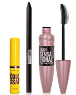 Maybelline Sensational Mascara, Ceruzka na oči + zdarma