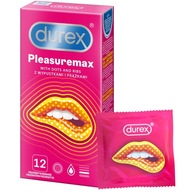 Durex PLEASUREMAX zvyšujúce pocity, rebrovaný + lem, 12 kusov