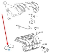 TESNENIE INDUKČNÉHO POTRUBIA M111 MERCEDES C180 200