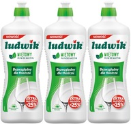 LUDWIK Mint BIO Prostriedok na riad 3x 900g