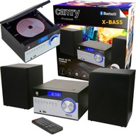 Mini stereo systém 2 HiFi reproduktory CD USB AUX Diaľkové ovládanie BLUTOOTH FM/AM X-BASS