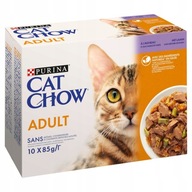 Purina CAT CHOW ADULT Jahňacie fazuľa 10 x 85g