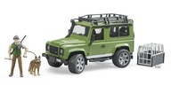 BRUDER 02587 Land Rover Defender s figúrkou zálesáka