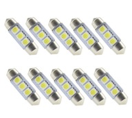 10x 12V Car LED Festoon Sofits 3 SMD 36mm 5050 Lig