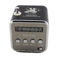 MINI REPRODUKTOR TD-V26 RÁDIO FM MP3 MICRO SD USB