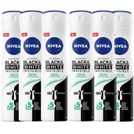 NIVEA Antiperspirant B&W Fresh 6*150 ml sprej