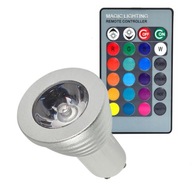 RGB LED ŽIAROVKA FARBA GU10+DIAĽKOVÉ OVLÁDANIE 16 FARIEB