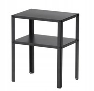 IKEA KNARREVIK čierny konferenčný nočný stolík malý
