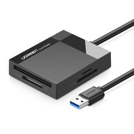 UGREEN ADAPTÉR ČÍTAČKA SD KARIET MicroSD CF TF MS DO 256 GB USB 3.0 Plug&Play