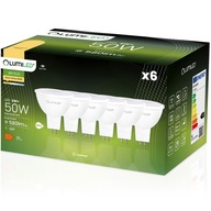 6x LED žiarovka MR16 6W = 50W LUMILED 3000K 120° 12V